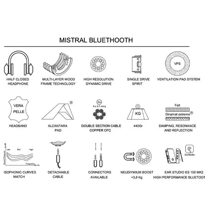Spirit Torino Mistral Bluetooth Headphones